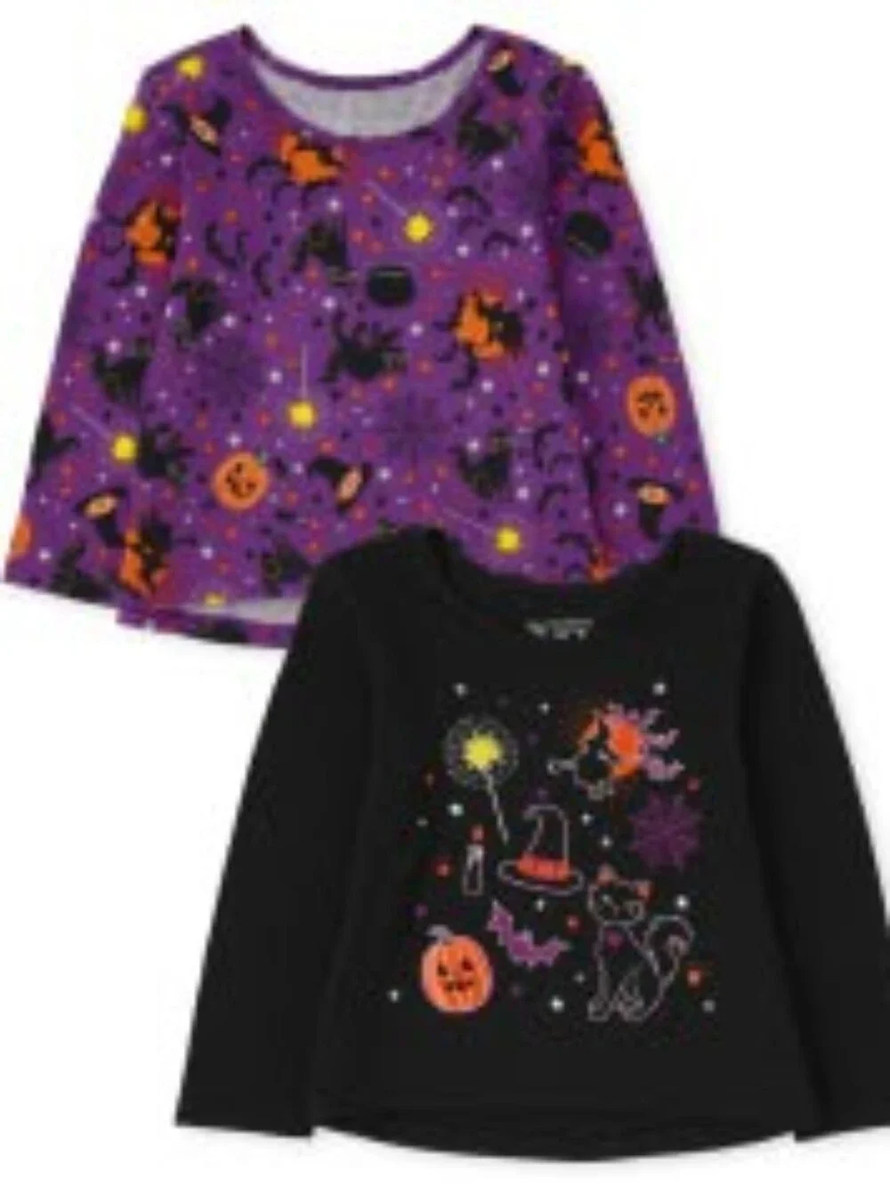 Children's Place Halloween/Fall/Pumpkin Lot Dresses And Long Sleeve Shirts 5T
